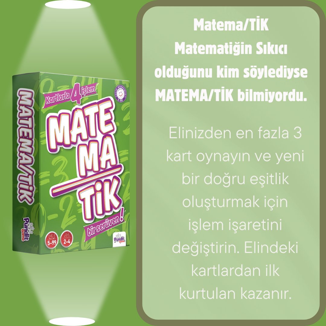 Matematik - Concentration Kutu Oyunları Paketi | 5+ Yaş