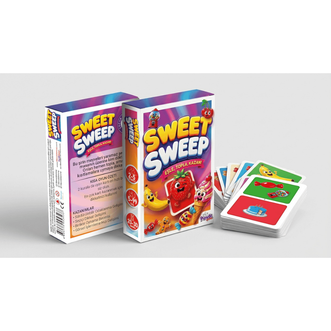 Sweet Sweep Dikkat Geliştirme Kutu Oyunu 5 Yaş üzeri