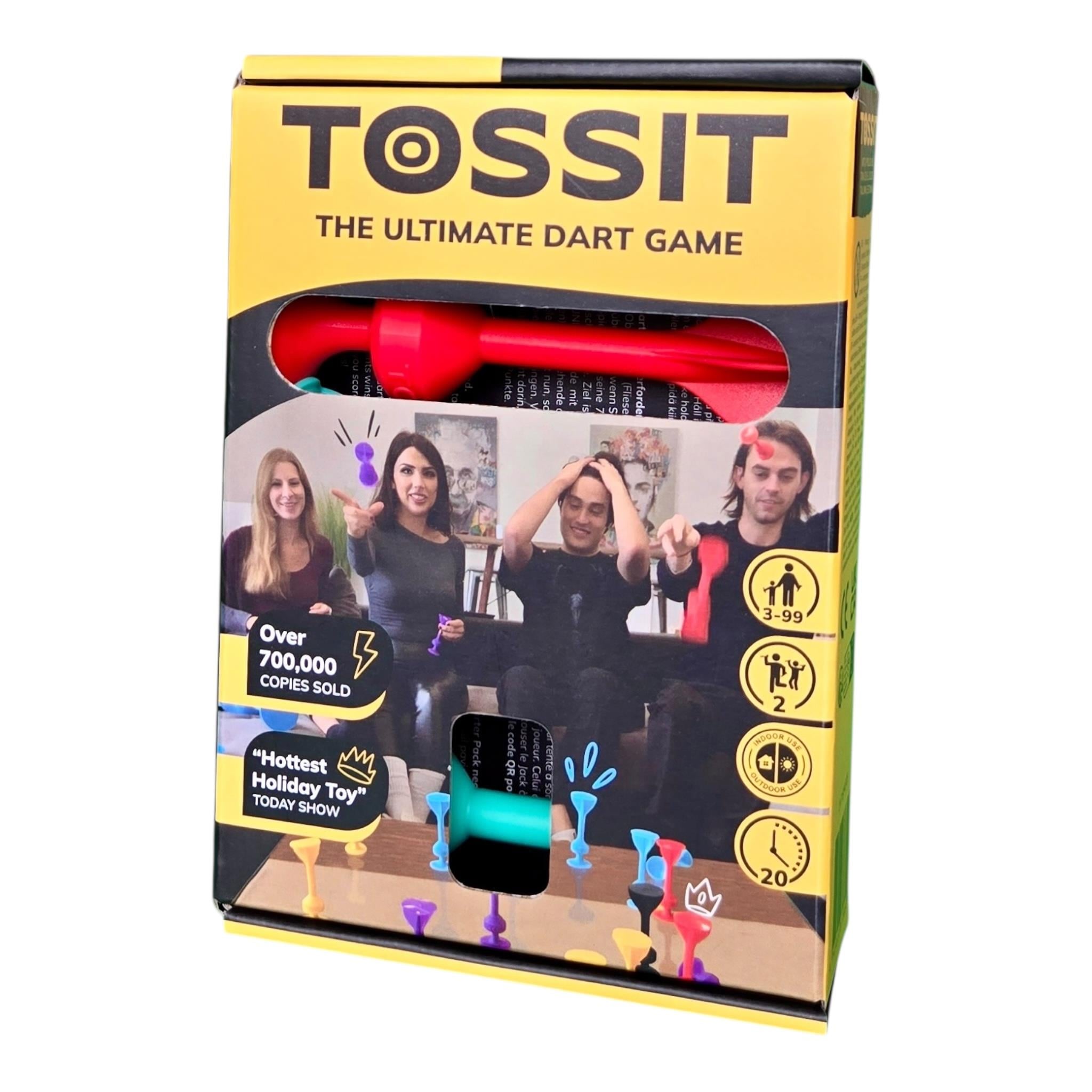 Tossit Silikon Dart - Başlangıç Seti - Kırmızı/Camgöbeği