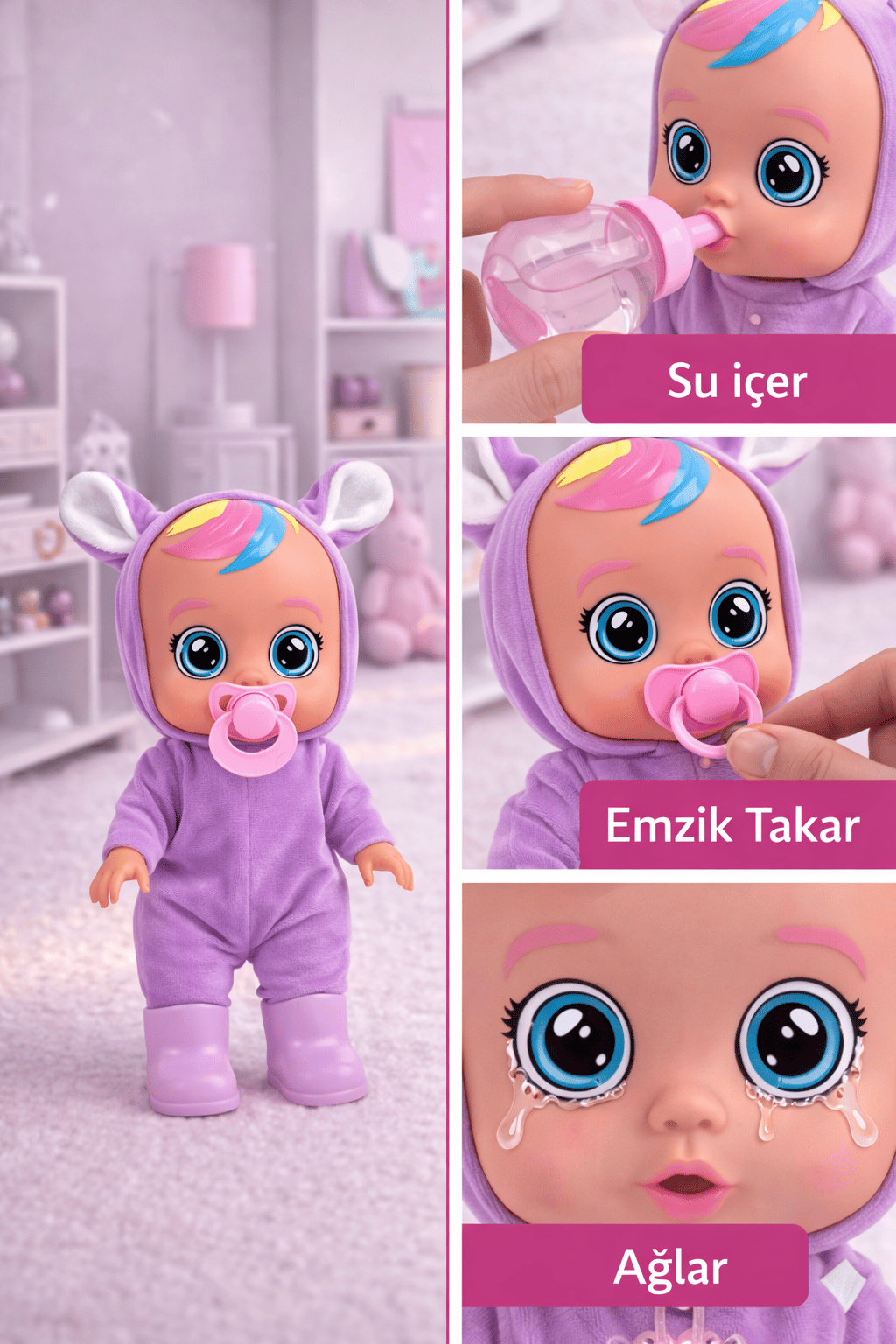 Ağlayan ve Konuşan Et Bebek
