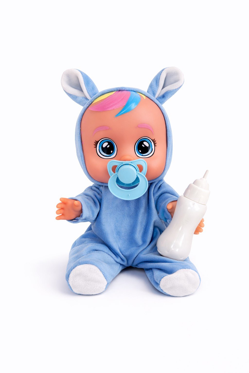 Ağlayan ve Konuşan Et Bebek Açık Mavi