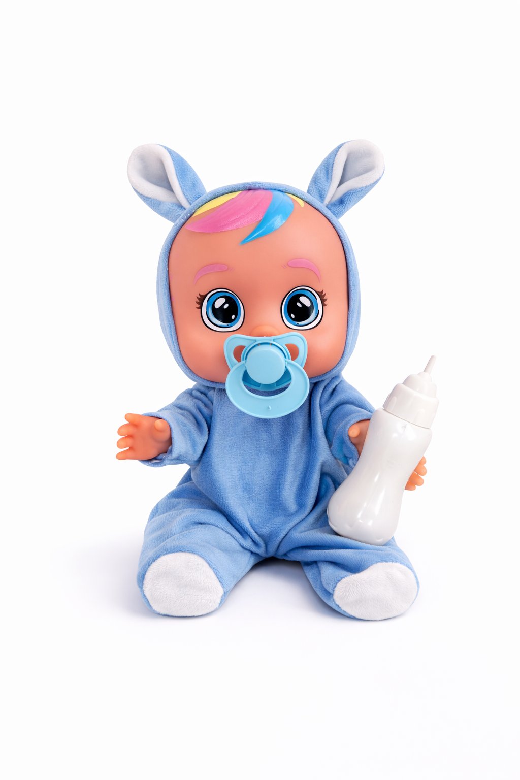 Ağlayan ve Konuşan Et Bebek Açık Mavi