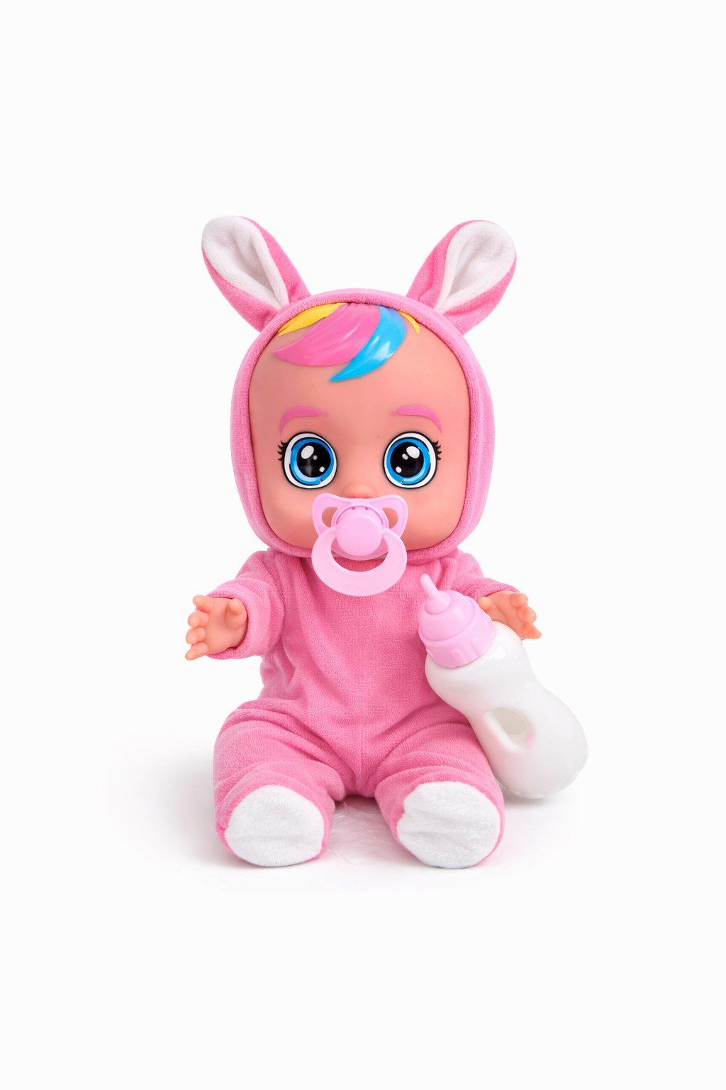 Ağlayan ve Konuşan Et Bebek Açık Pembe