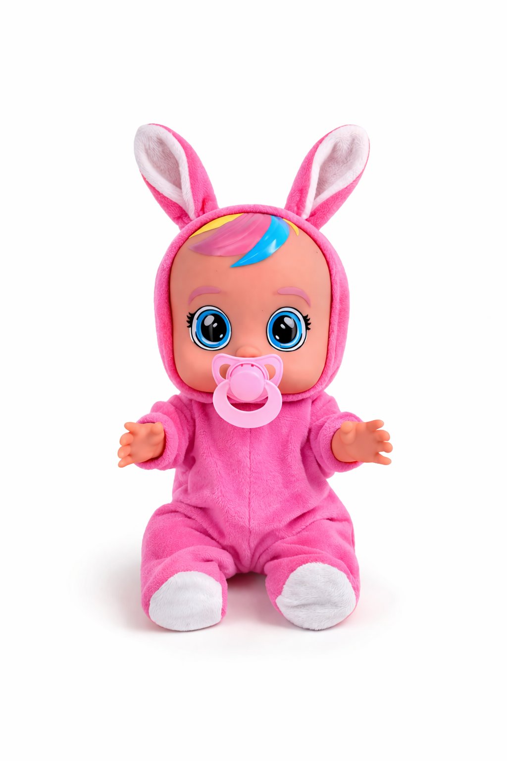 Ağlayan ve Konuşan Et Bebek Açık Pembe