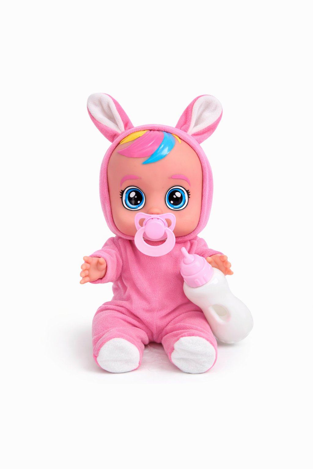 Ağlayan ve Konuşan Et Bebek Açık Pembe