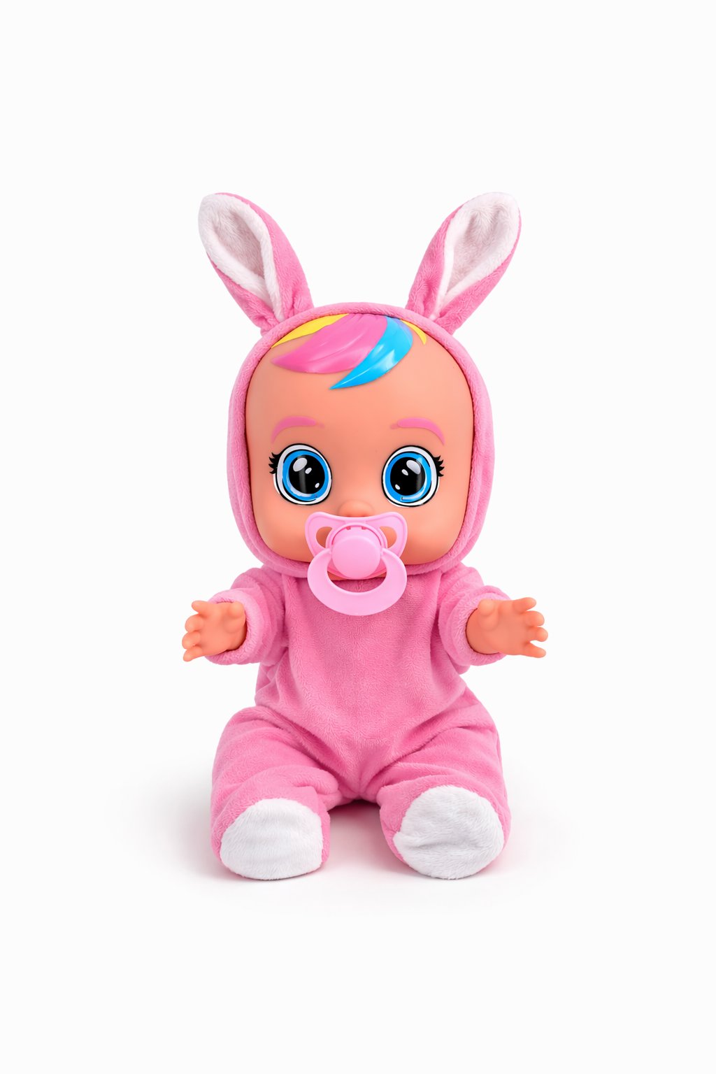 Ağlayan ve Konuşan Et Bebek Açık Pembe