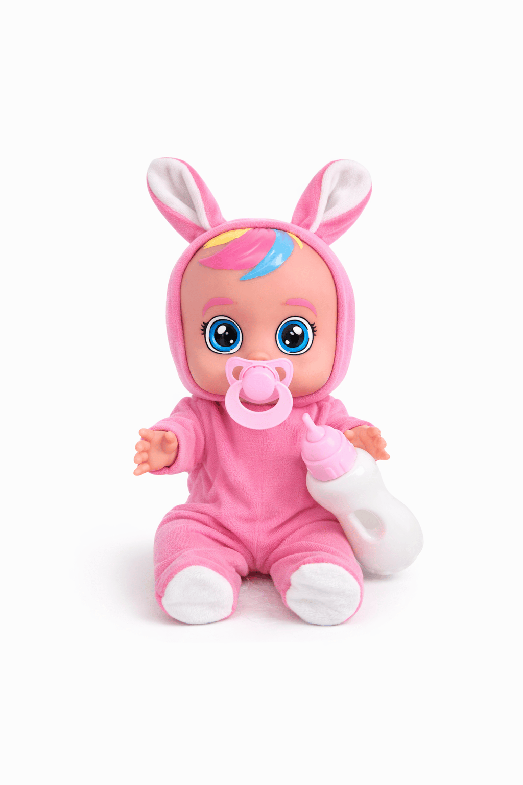 Ağlayan ve Konuşan Et Bebek Açık Pembe