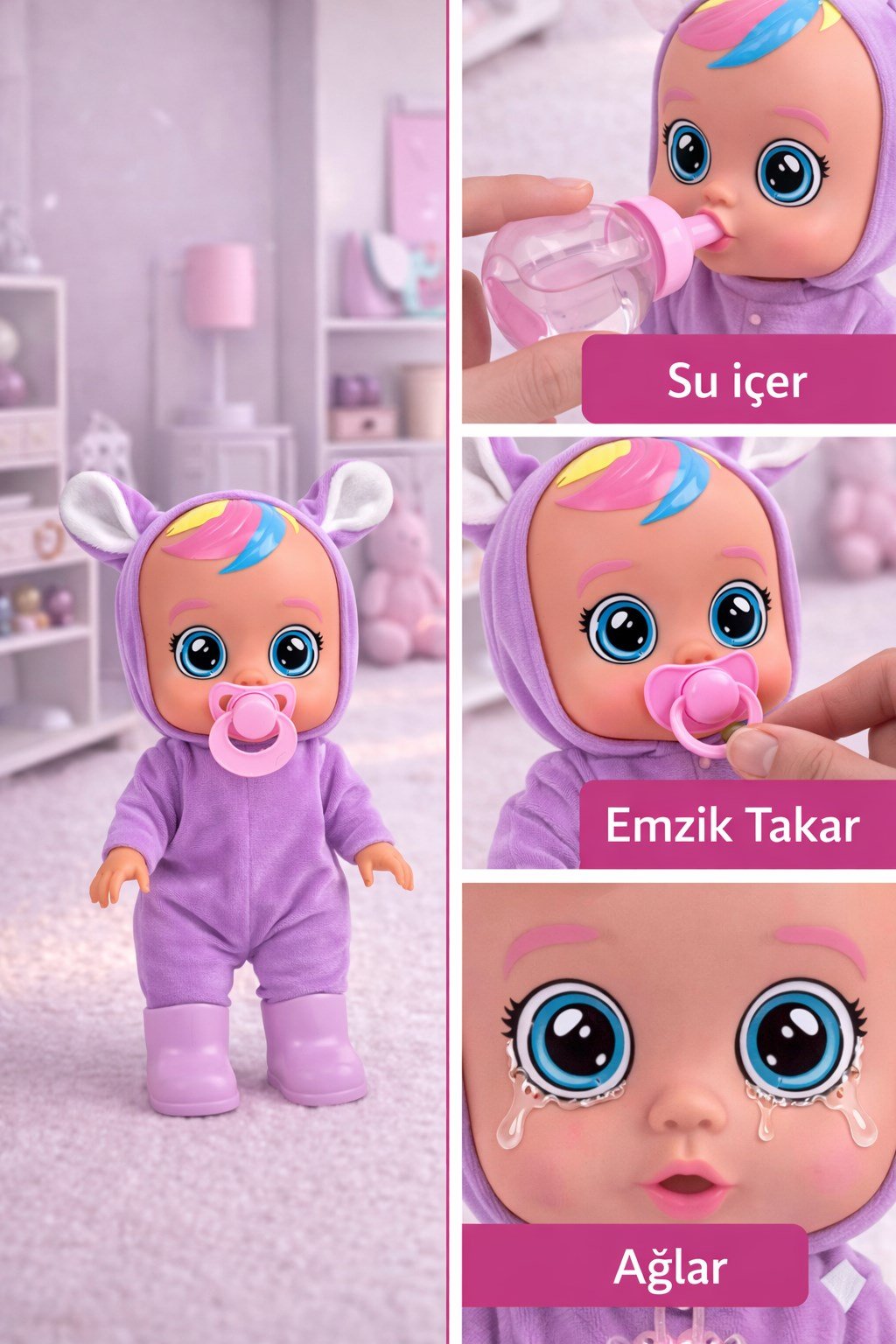 Ağlayan ve Konuşan Et Bebek