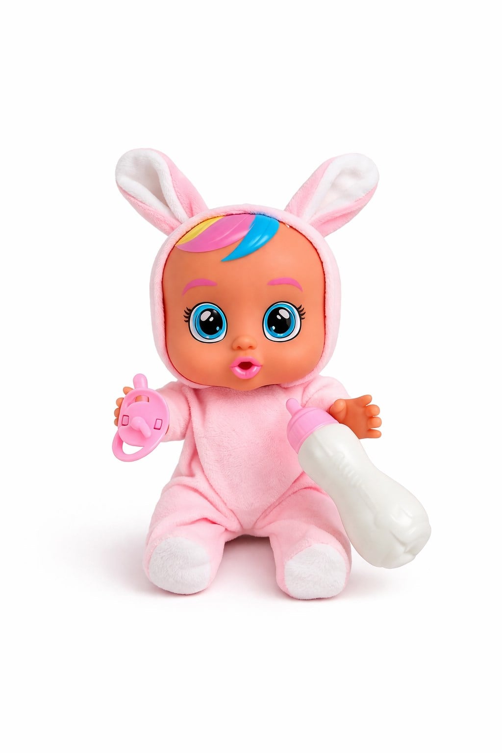 Ağlayan ve Konuşan Et Bebek Toz Pembe