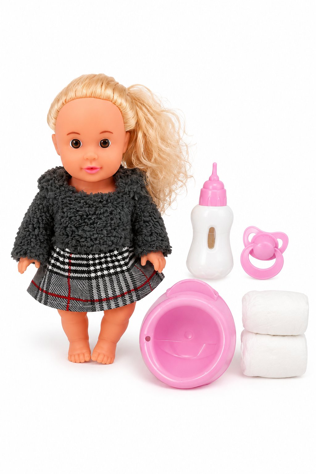 Asel 35 cm Altını Islatan ve Konuşan Et Bebek