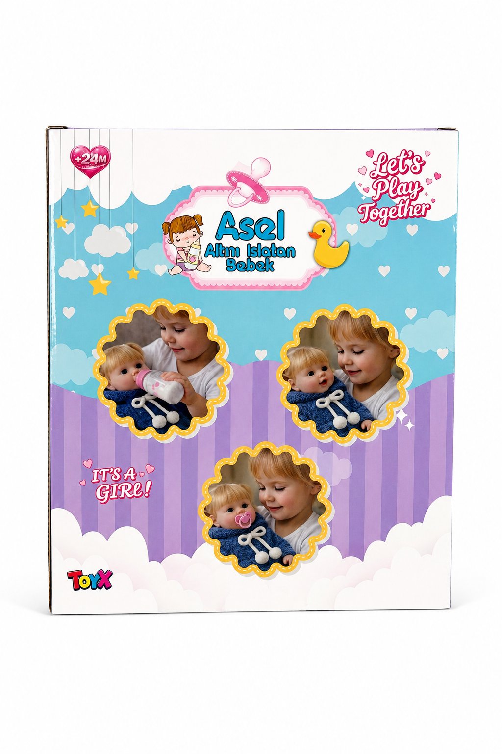 Asel 35 cm Altını Islatan ve Konuşan Et Bebek