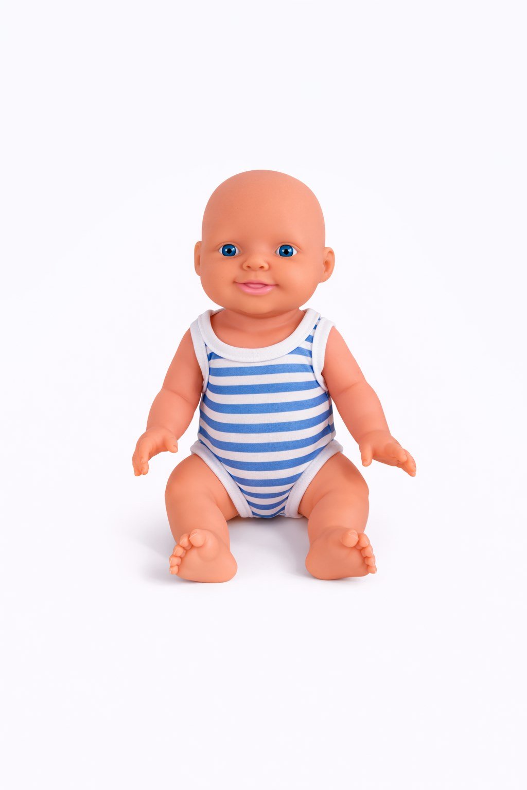 Bobi Sevimli Oyuncak Bebek Mavi