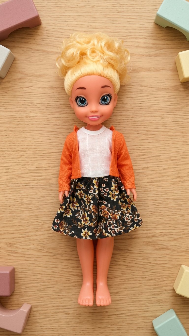 Laura Cool Girl 45 cm Sesli ve Şarkı Söyleyen Oyuncak Bebek