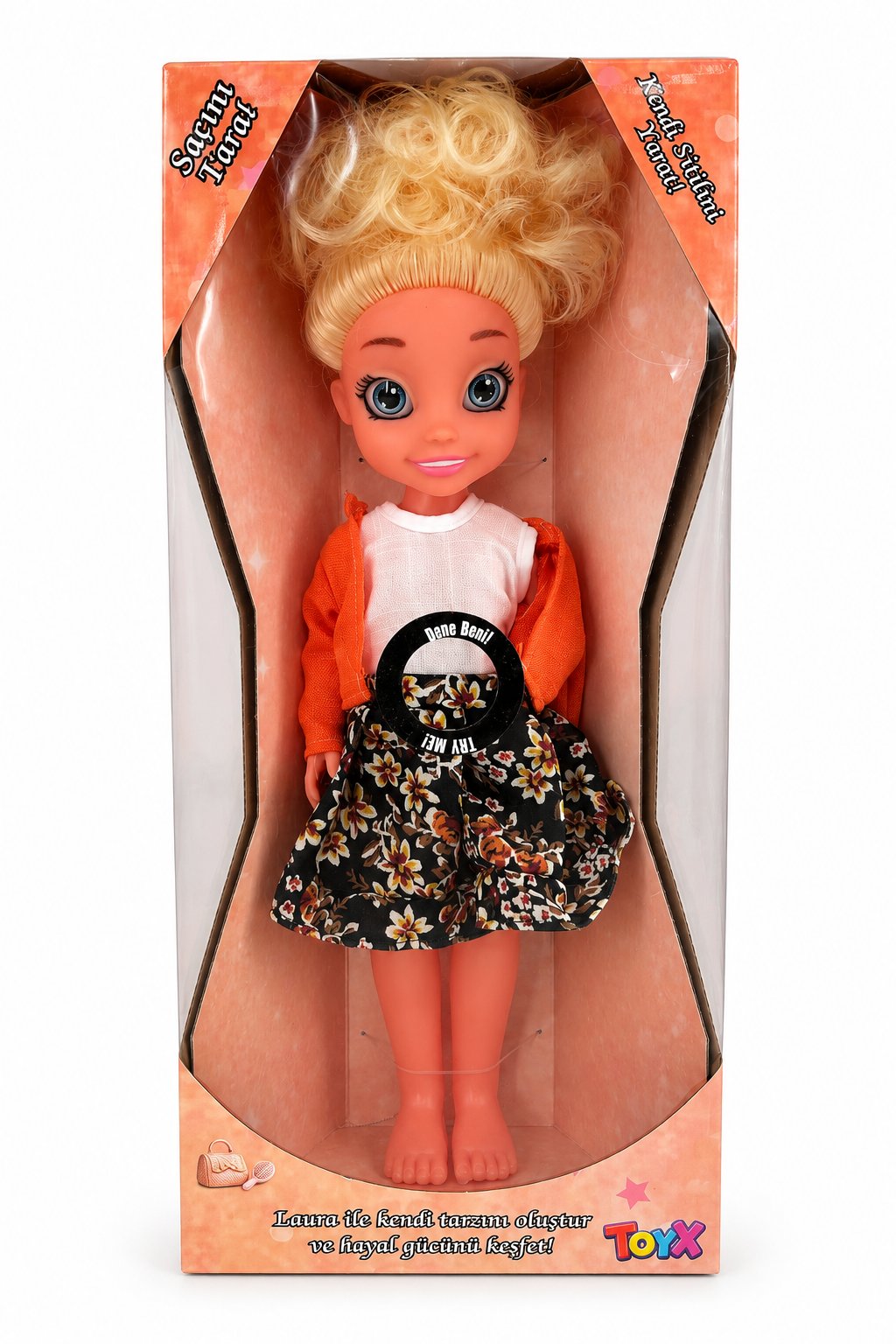 Laura Cool Girl 45 cm Sesli ve Şarkı Söyleyen Oyuncak Bebek