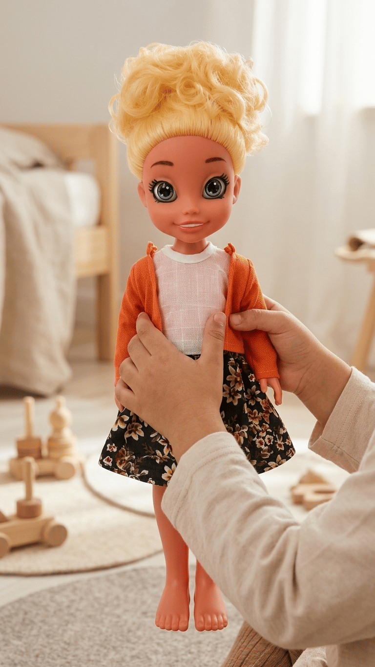 Laura Cool Girl 45 cm Sesli ve Şarkı Söyleyen Oyuncak Bebek