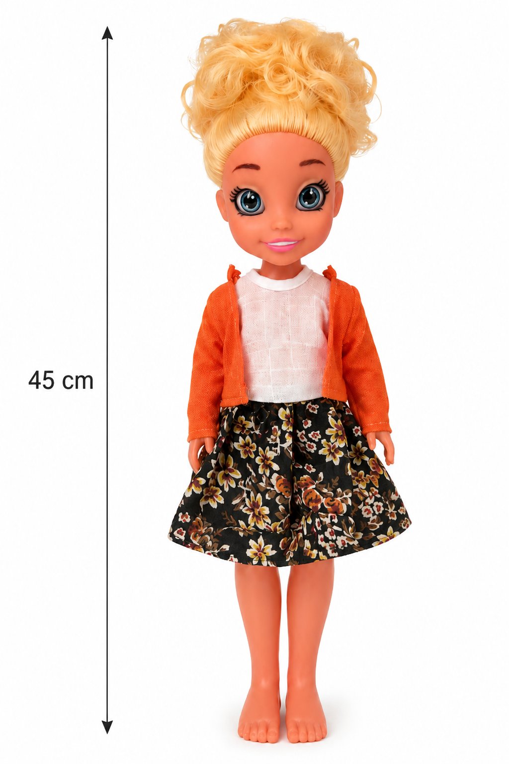 Laura Cool Girl 45 cm Sesli ve Şarkı Söyleyen Oyuncak Bebek