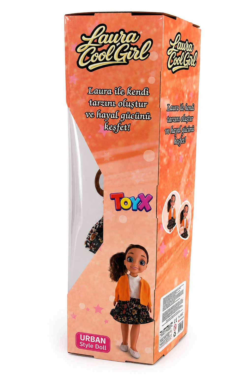 Laura Cool Girl 45 cm Sesli ve Şarkı Söyleyen Oyuncak Bebek