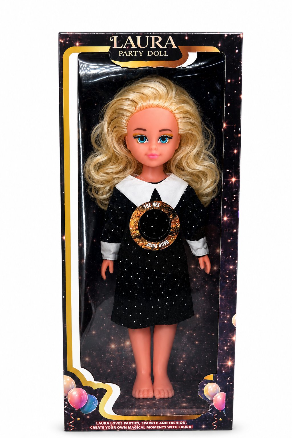 Laura Party Girl Parti Bebek 45 cm Sesli ve Şarkı Söyleyen Oyuncak Bebek