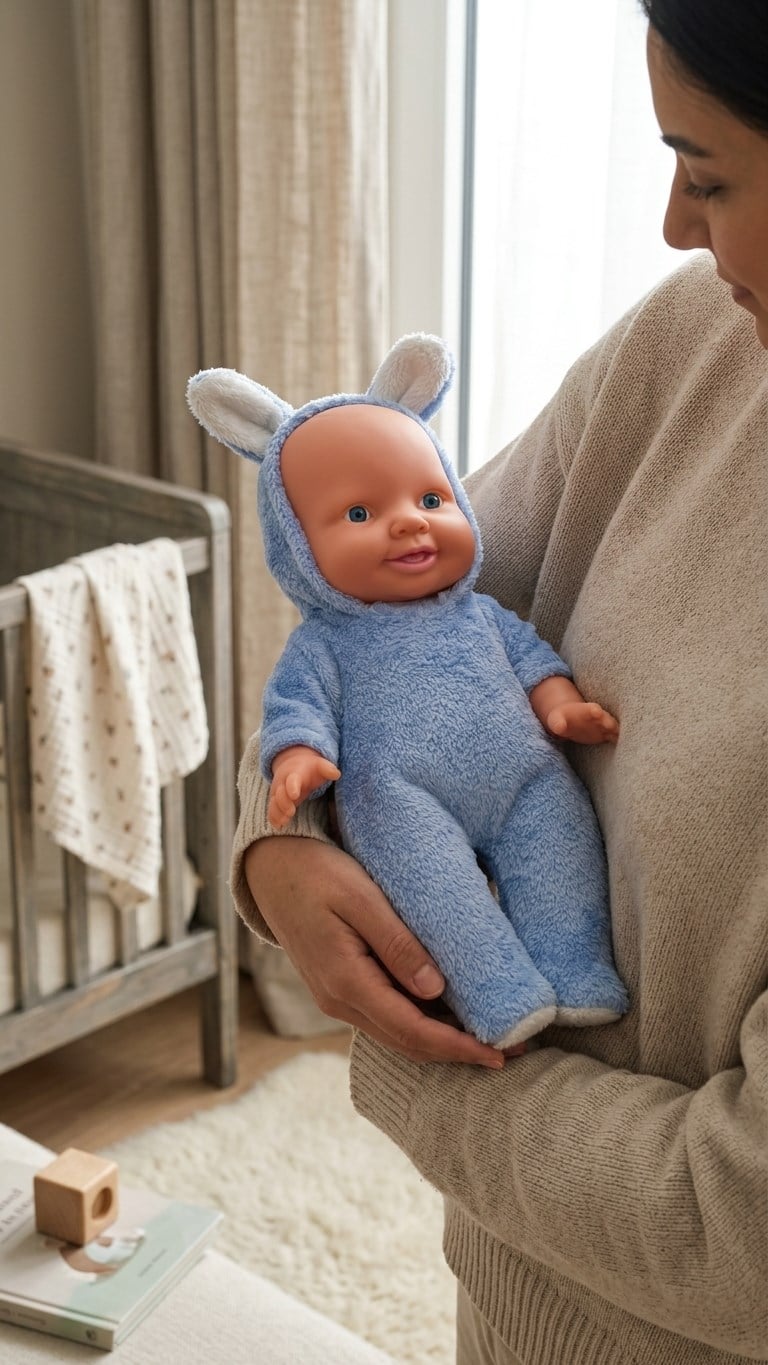 Toyx Sevimli Tavşan Kostümlü Oyuncak Bebek – Yumuşak Peluş Tasarım, 3+ Yaş