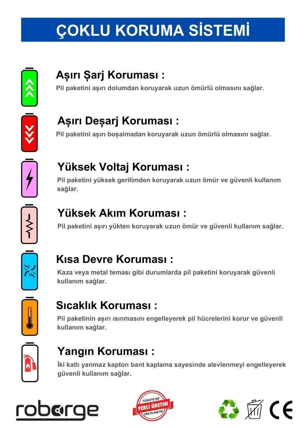 Roborock Q Revo Robot Süpürge Uyumlu Batarya 5800 mAh - Muadil Ürün