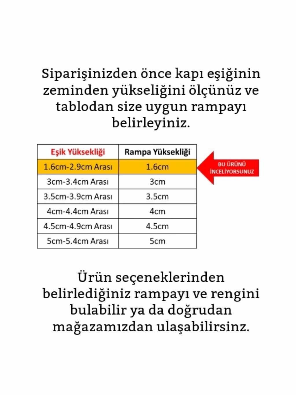 Robot Süpürge Kapı Eşik Rampası 1,6cm - Gri