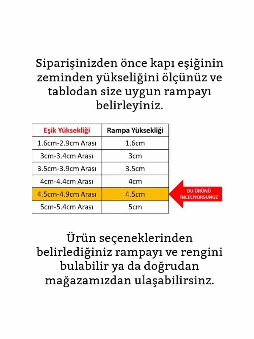 Robot Süpürge Kapı Eşik Rampası 4,5cm - Gri