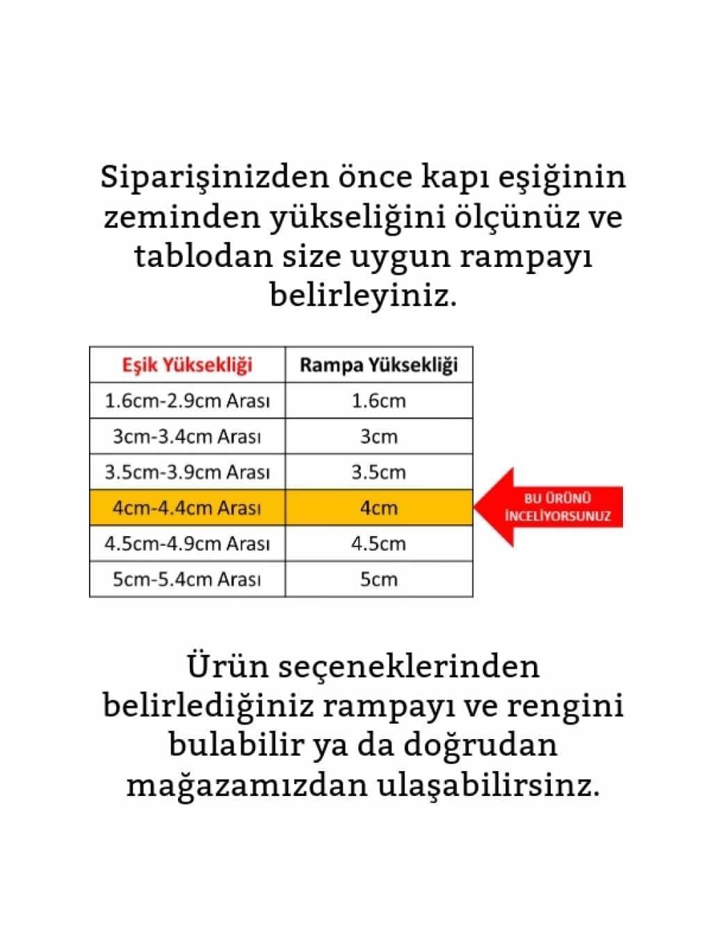Robot Süpürge Kapı Eşik Rampası 4cm - Gri