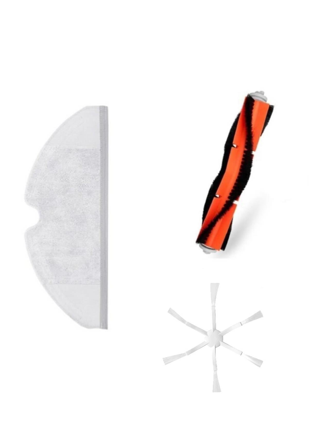 Xiaomi Vacuum Mop 2 (STYTJ03ZHM) Robot Süpürge Uyumlu 3'lü Yedek Parça Seti 