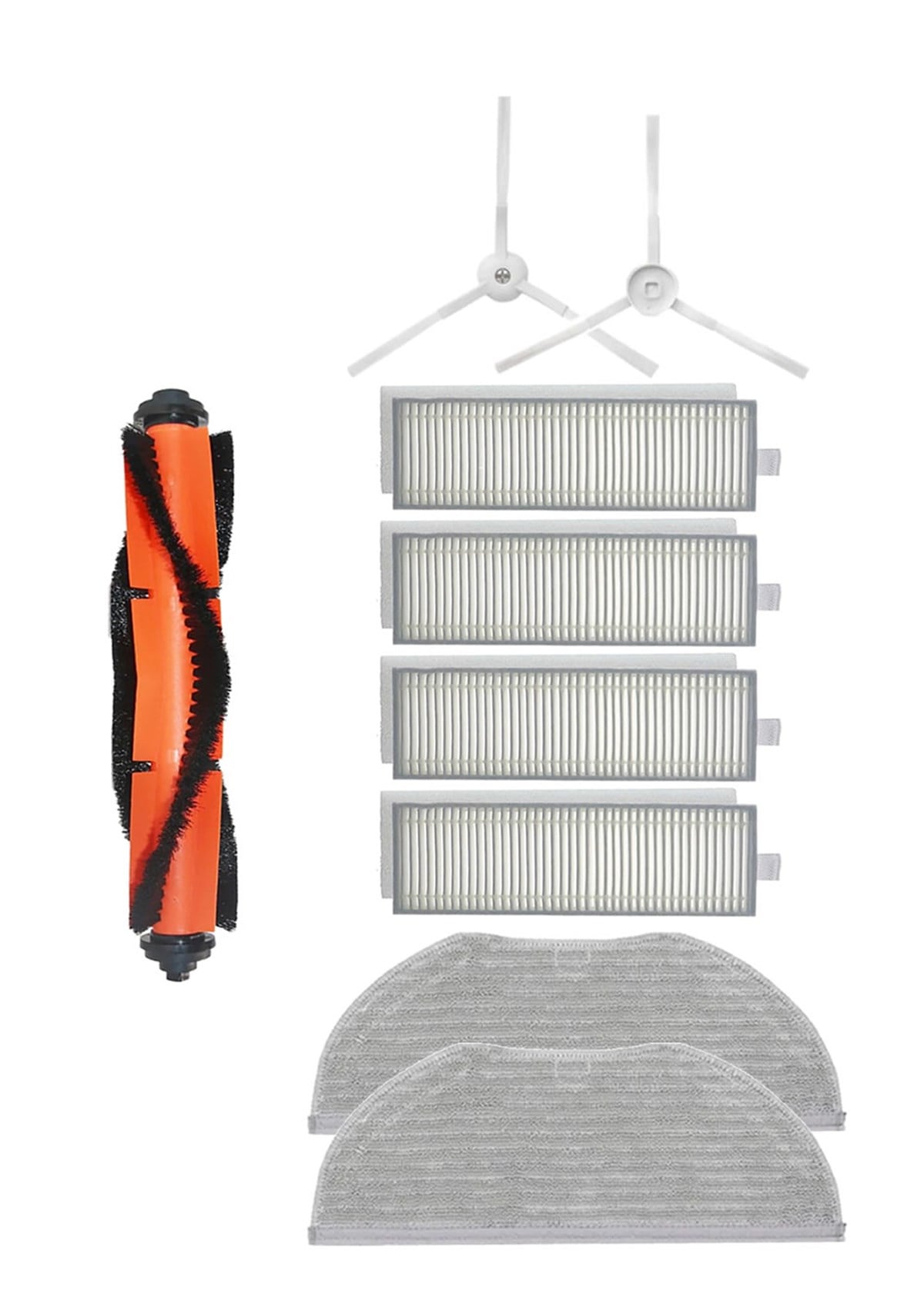 Xiaomi Vacuum Mop 2in1 Essential (MJSTG1) Robot Süpürge Uyumlu 9'lu Yedek Parça Seti