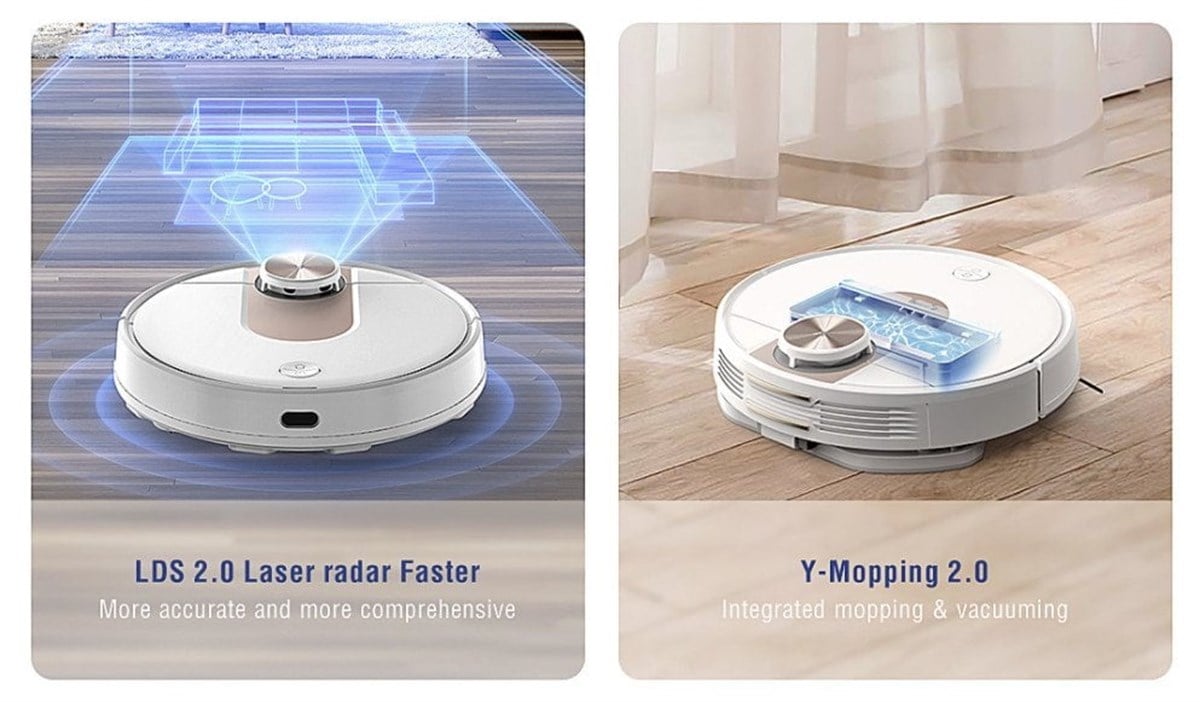 Xiaomi Viomi Se Vacuum Cleaner Lazer Sensör Robot Süpürge ve Paspas
