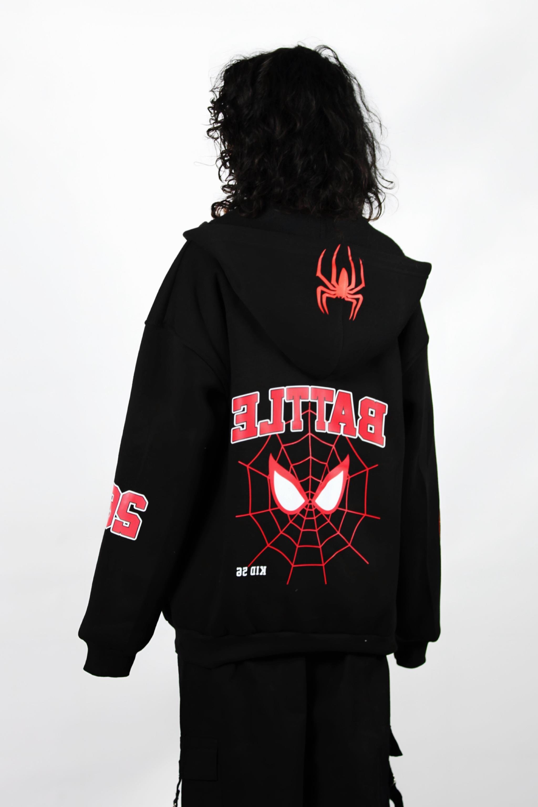 Battle Spider 3 iplik Oversive Hırka
