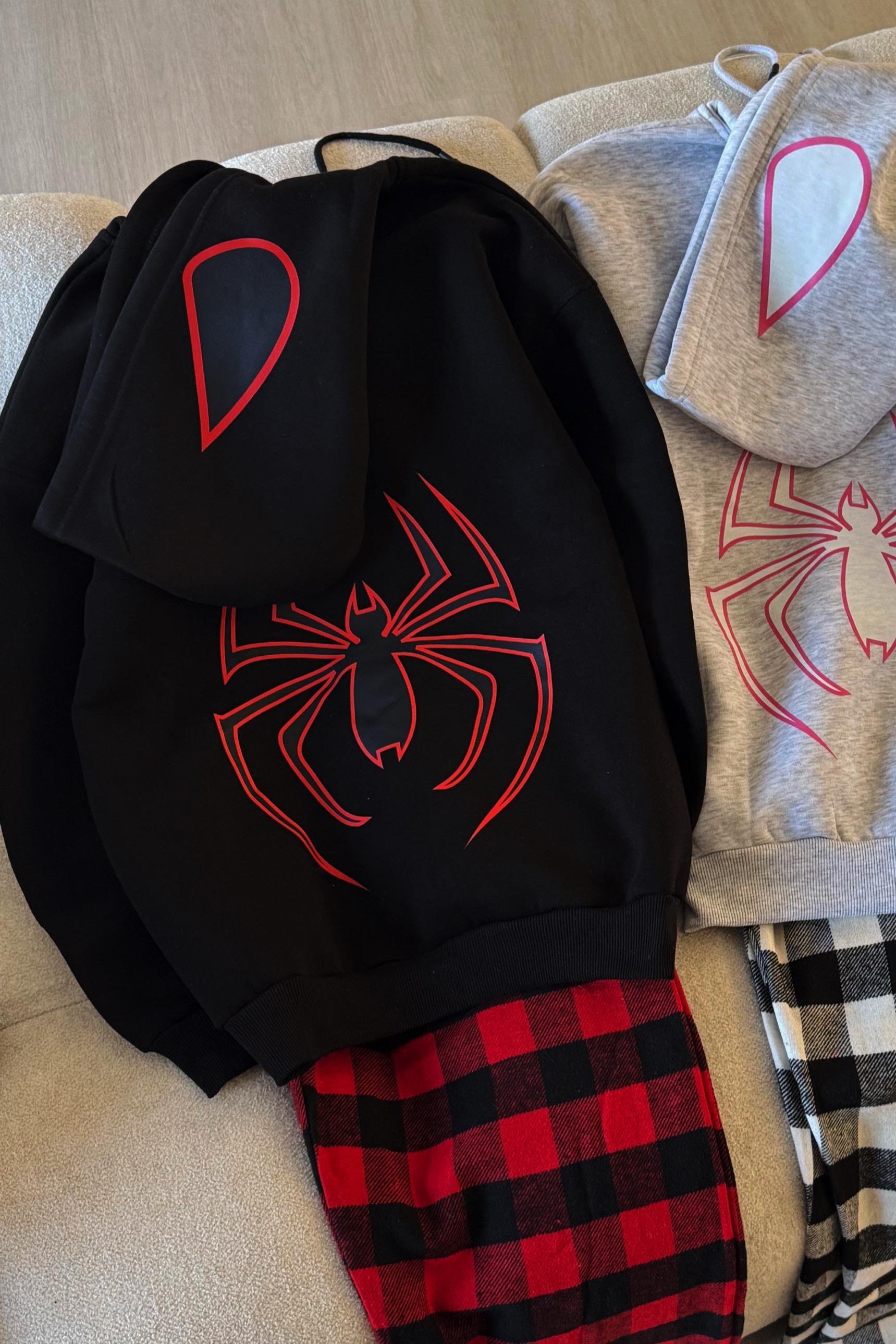 Big Dark Spider 3 iplik Oversize Hırka