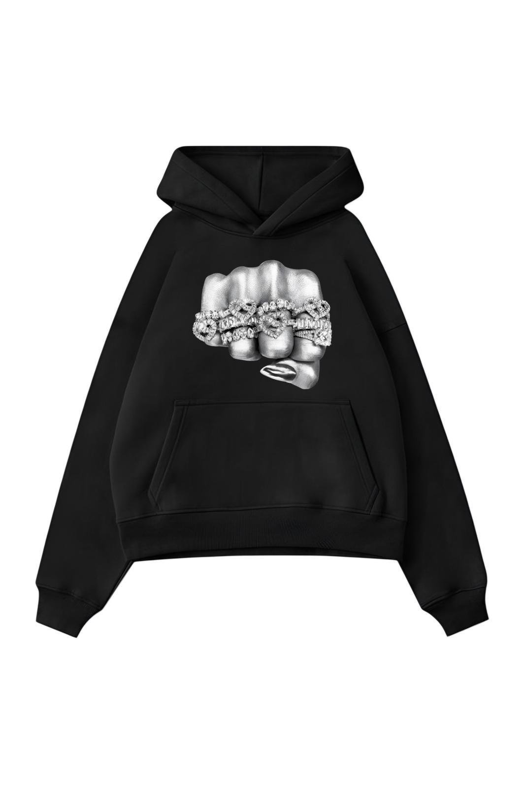 Black Diss 3 İplik Oversize Sweatshirt