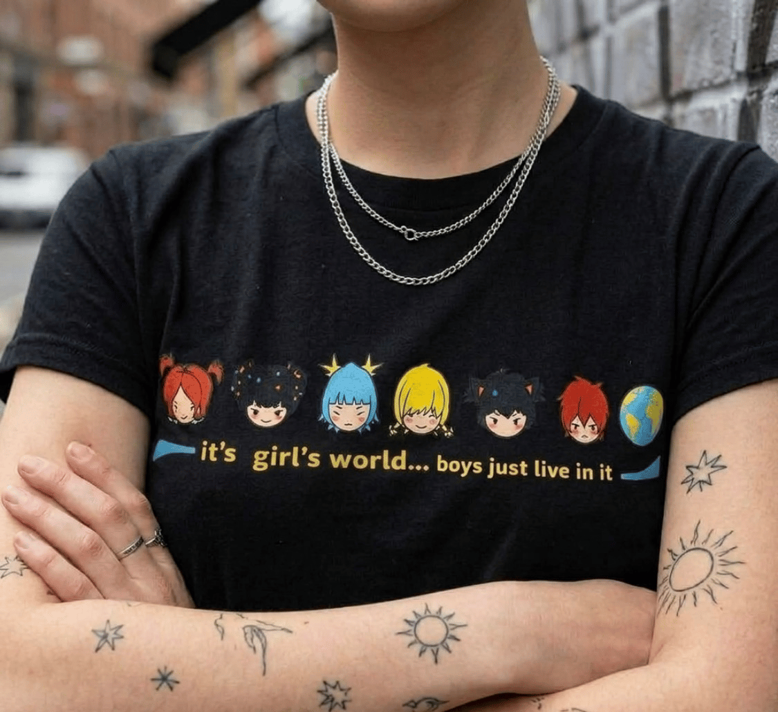 Black Girls World Oversize T-shirt