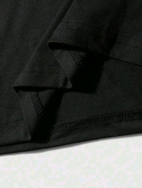 Black Smartooth Oversize T-shirt