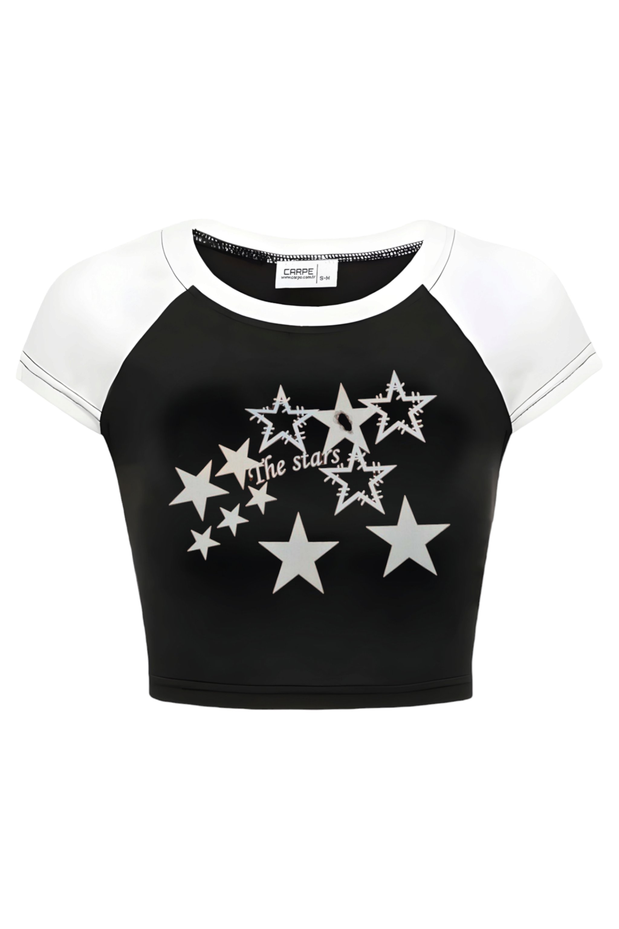 Black White The Stars Crop