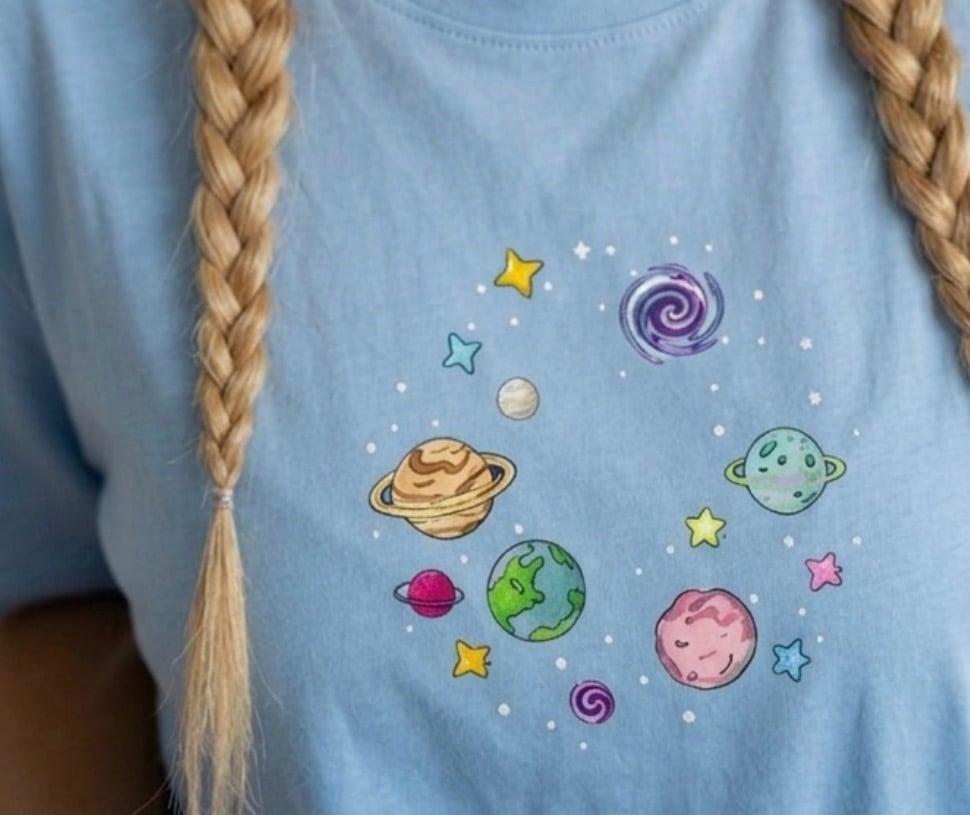 Blue Galaxy Oversize T-shirt