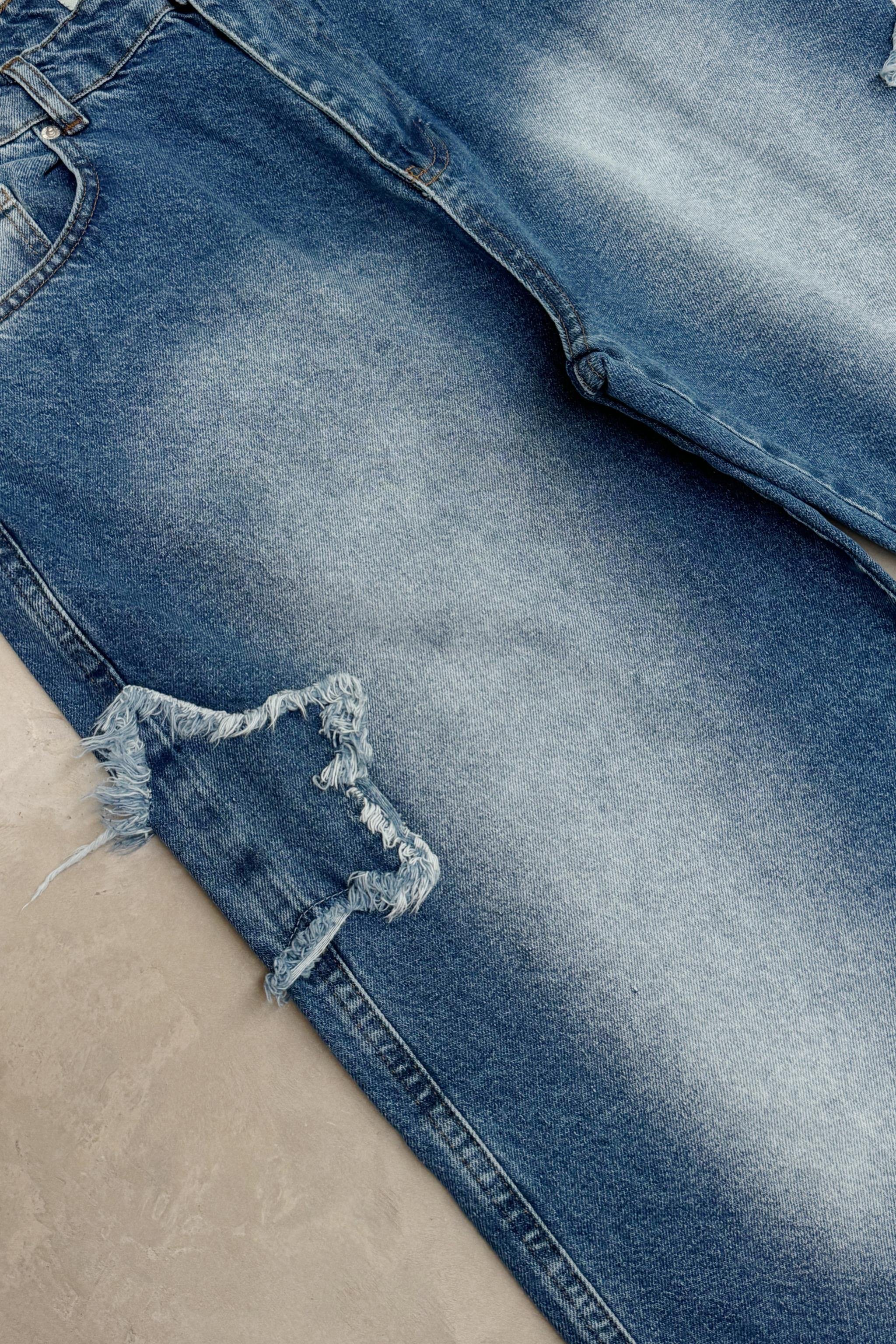 Blue Star Big Size Pantolon