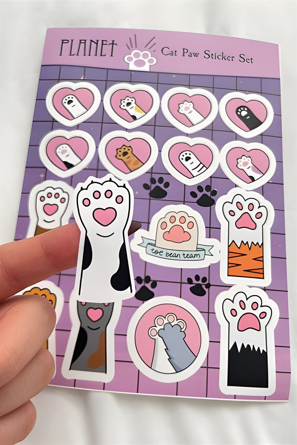 Cat Paw Sticker Set