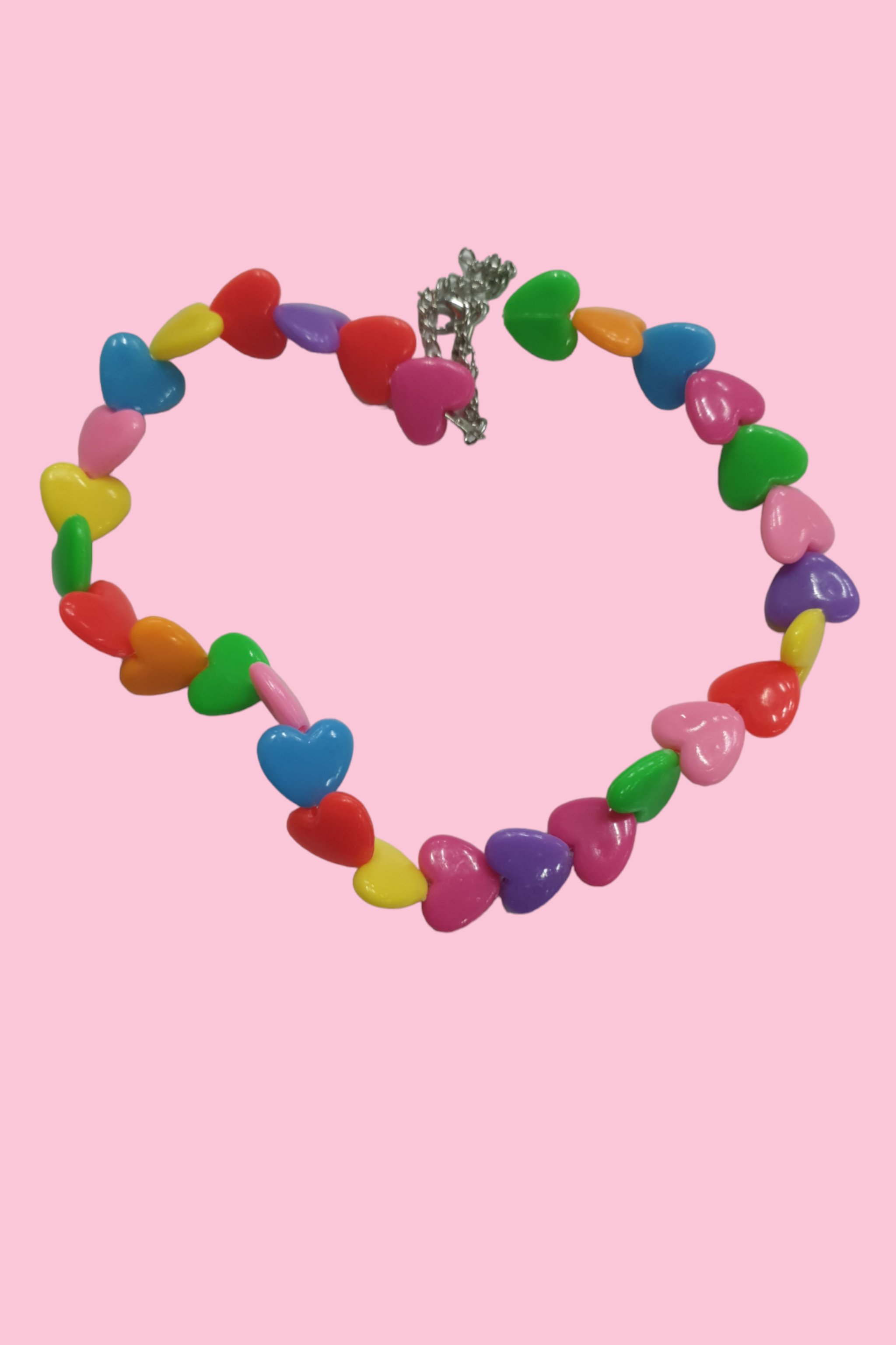 Colorful Heart Kolye