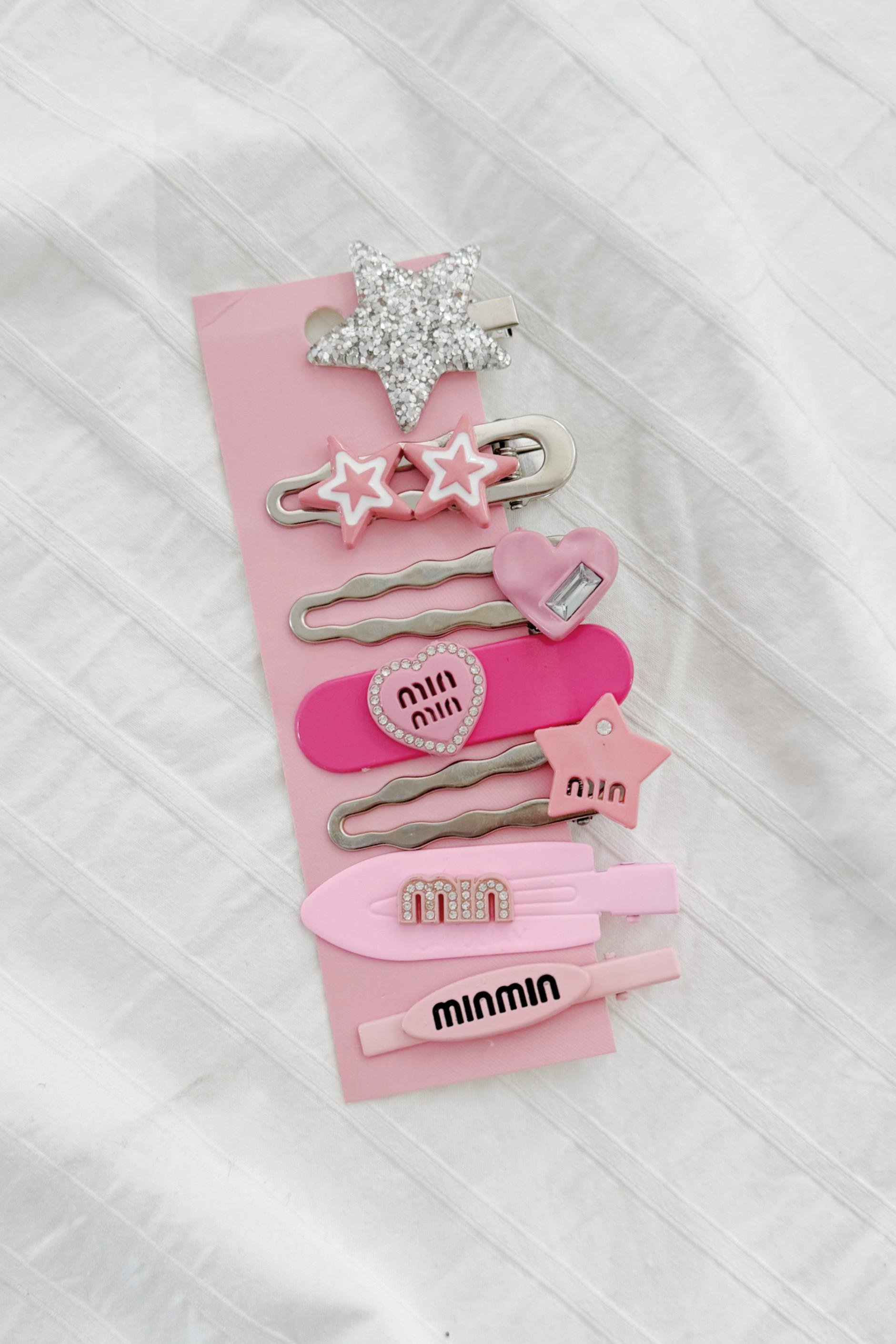 Colourful Mın Star Pens Toka Seti