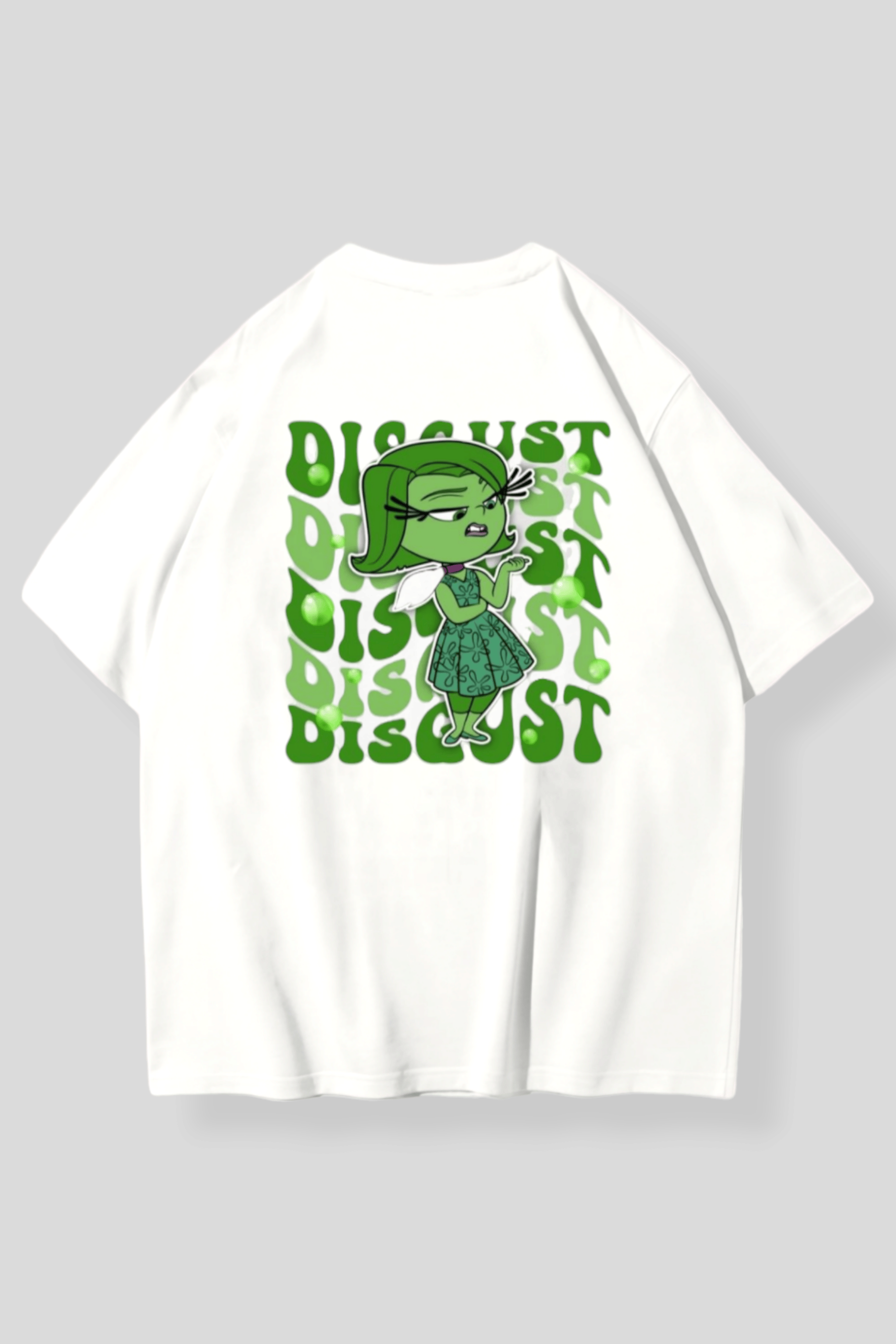 Dısgust Green Oversize T-shirt