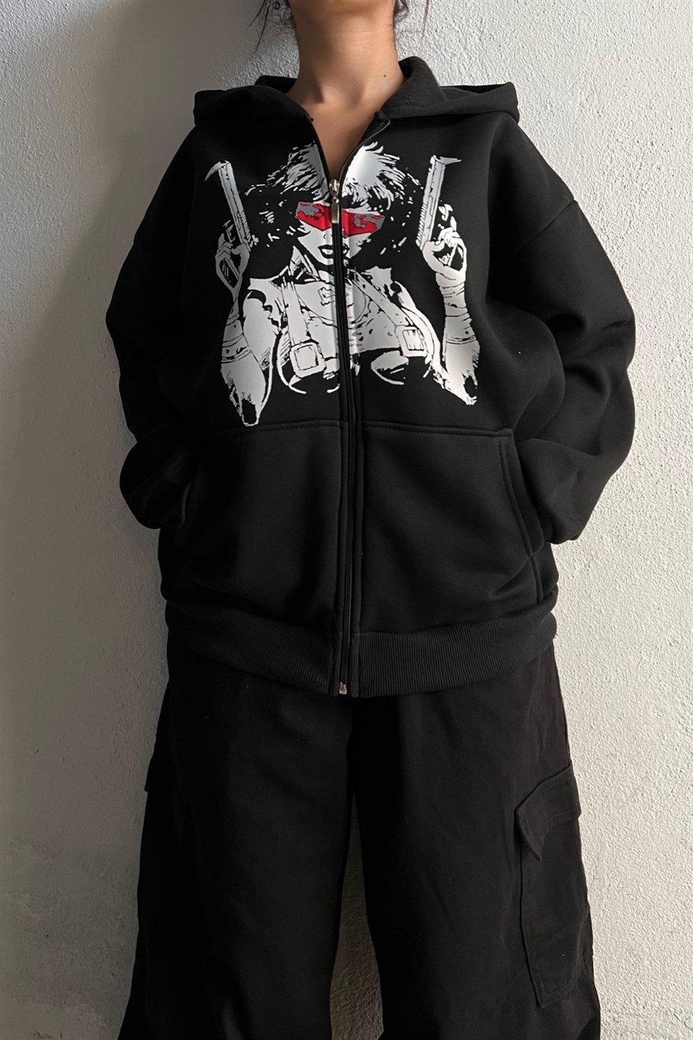 Domino 3 iplik Oversize Hırka