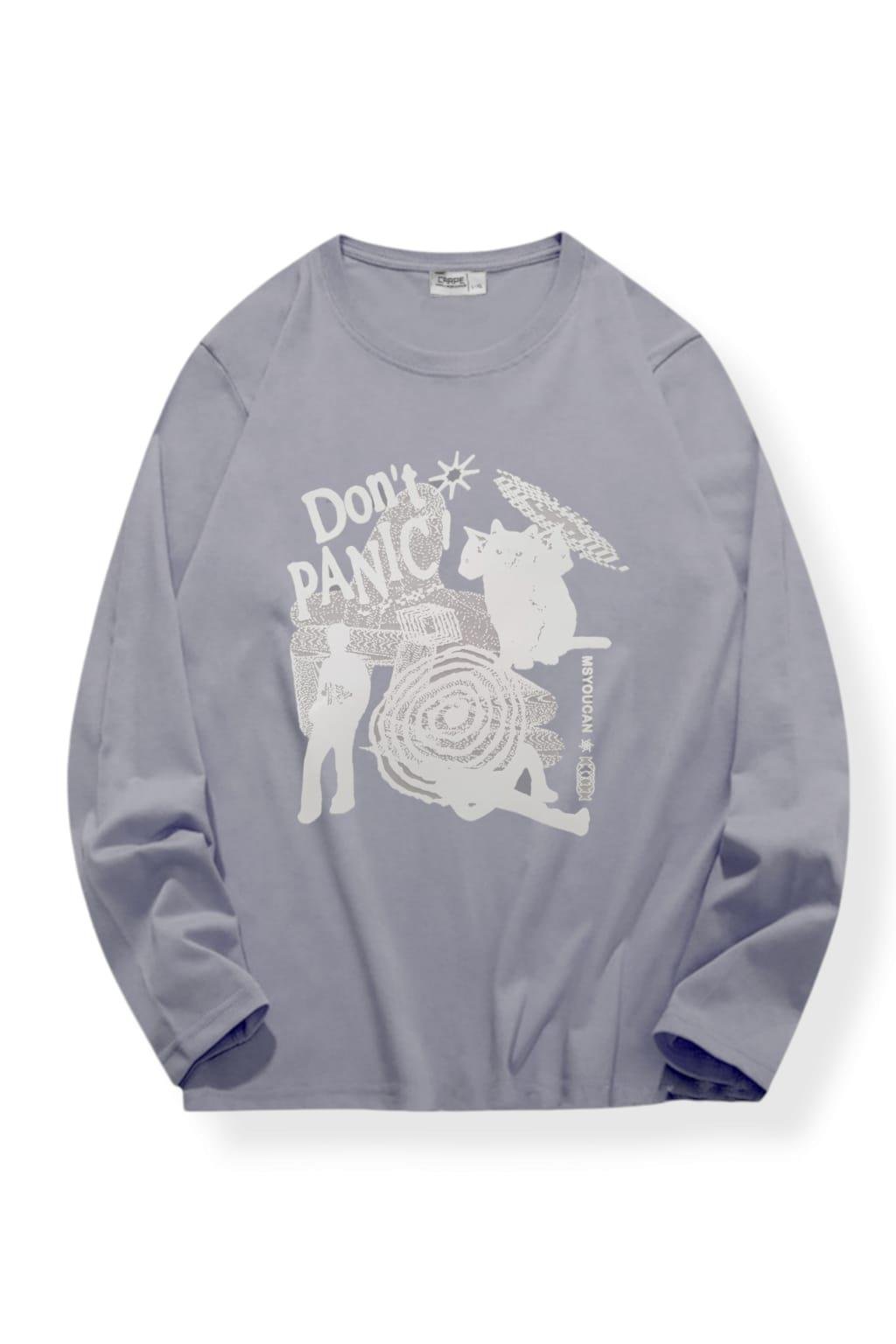 Dont Panic 2 İplik Sweatshirt