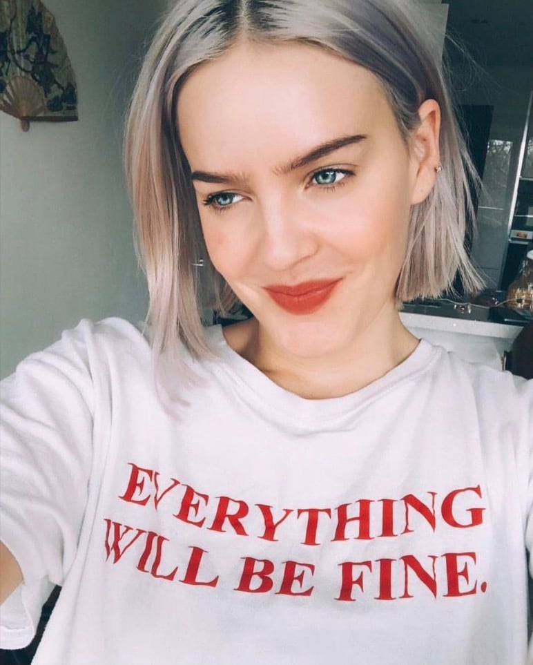 Everything Will Be Fine Oversize T-shirt