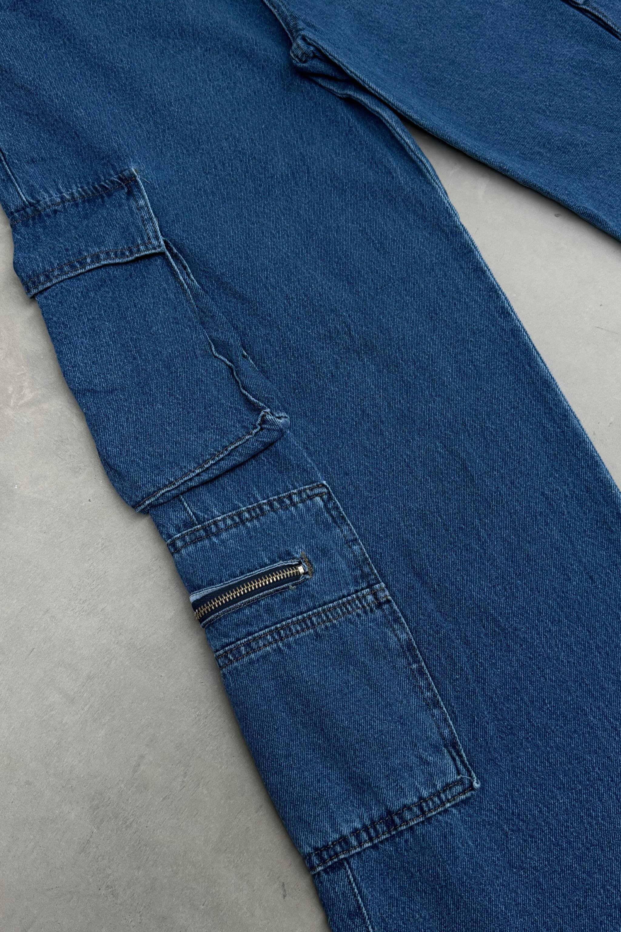 Fermuarlı Salaş Big Size Pantolon