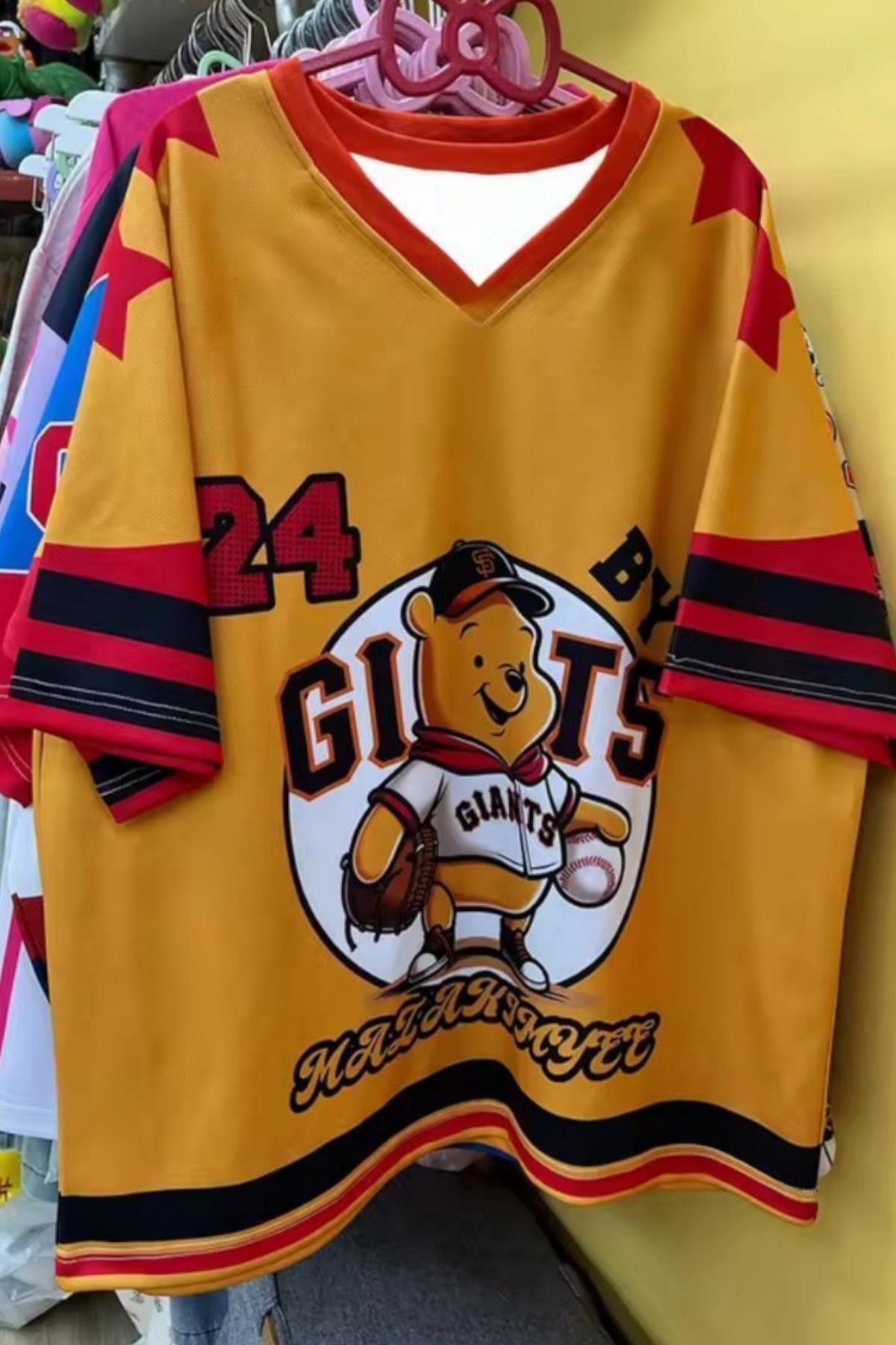 Giants Pooh Jersey T-shirt