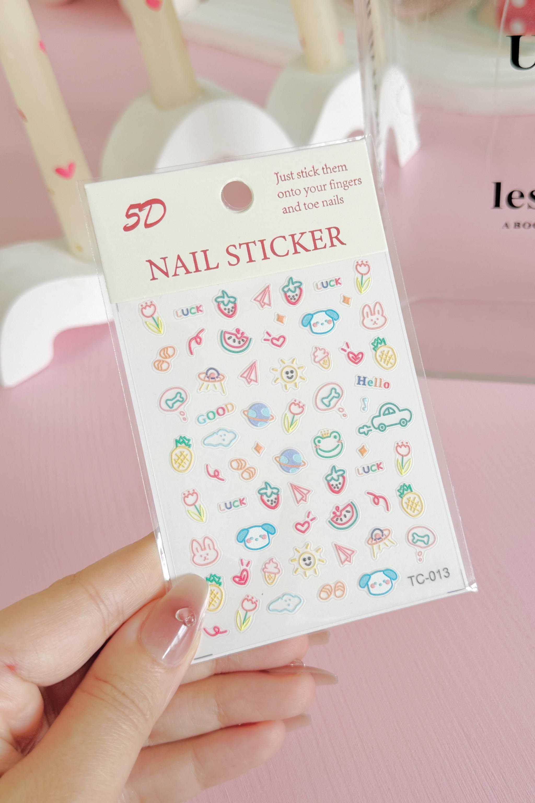 Good Luck Naıl Stıcker