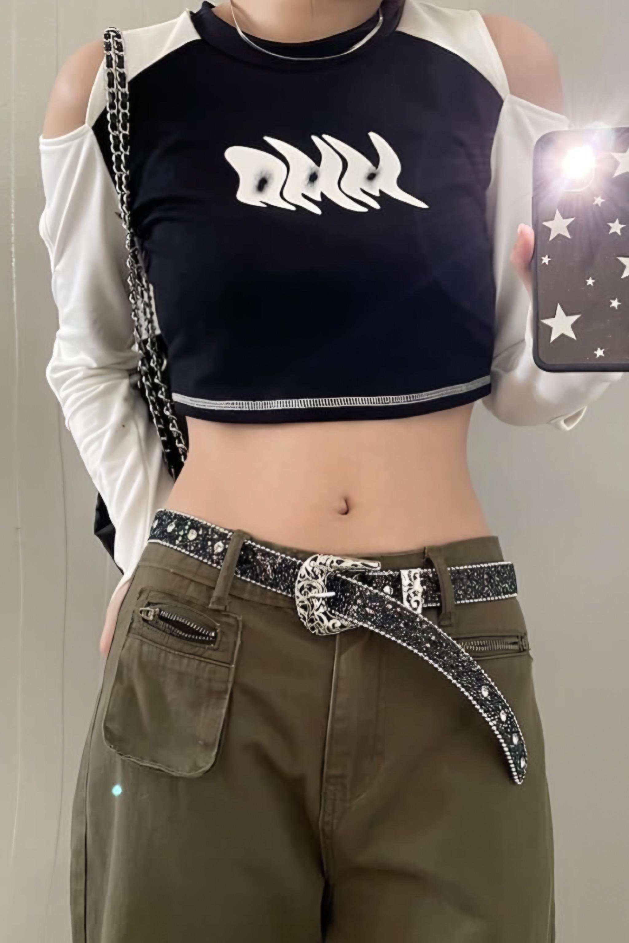 Graffiti Kol Detay Bluz