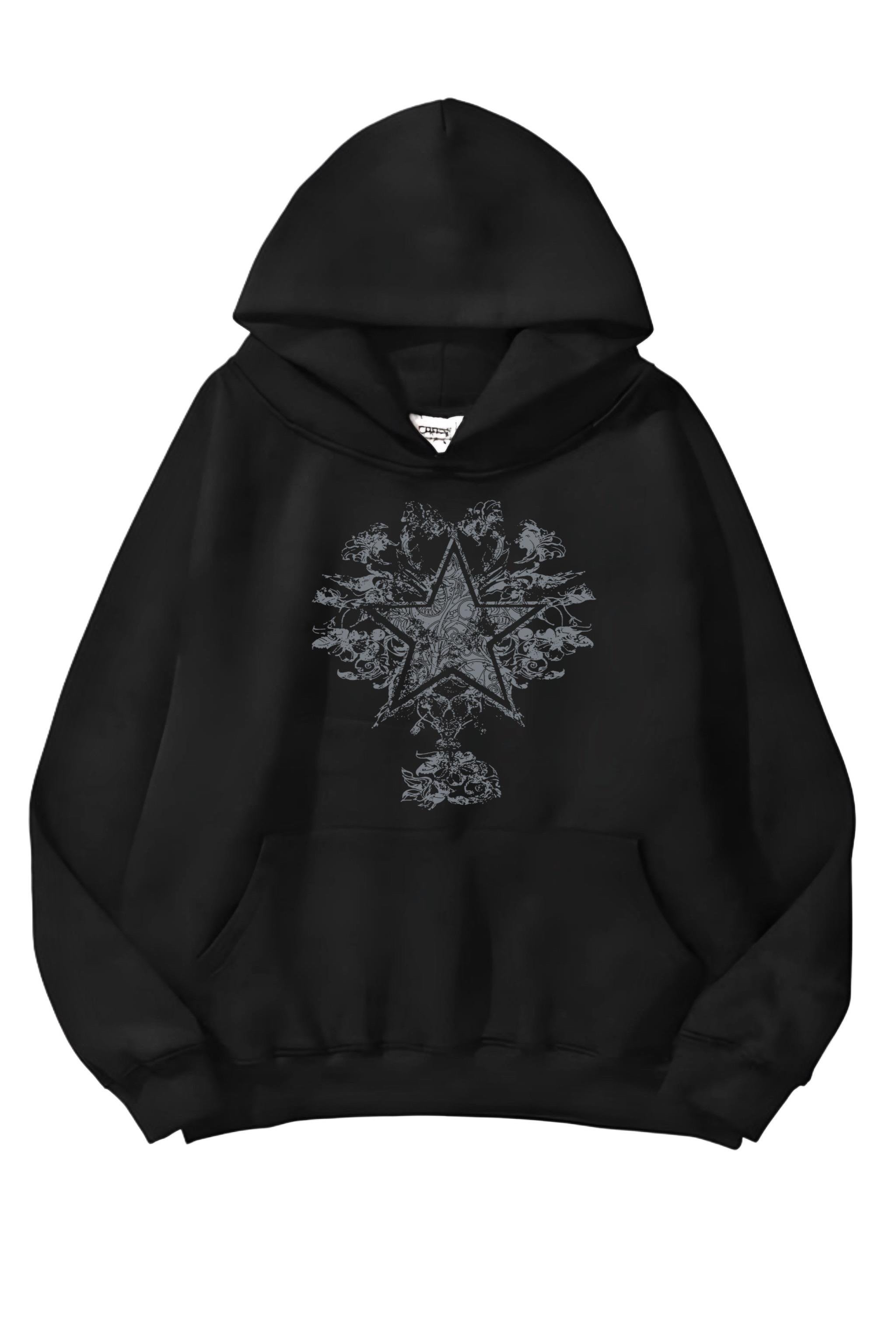 Graffiti Star 3 iplik Oversize Sweatshirt